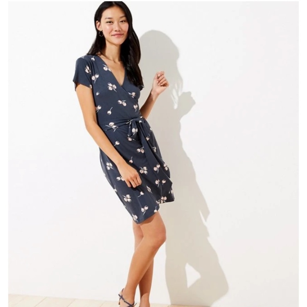 Loft Wrap Dress, size 0 NWT